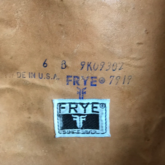Brown Vintage Frye Boots size 6 - Picture 2 of 3